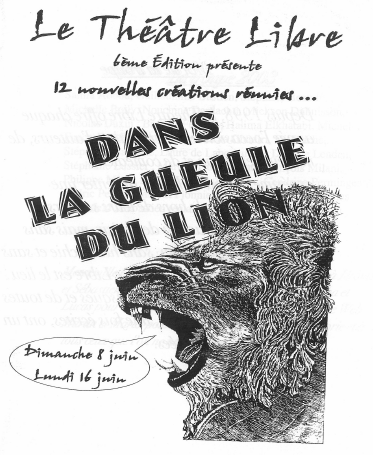 Spectacle 2003 - Dans la gueule du lion